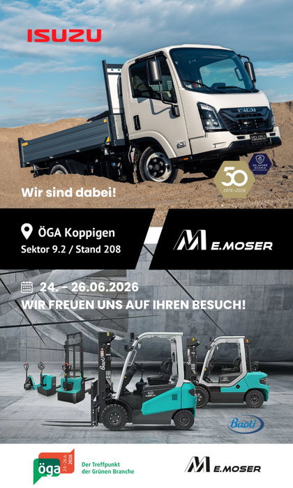 ÖGA 2026 – Wir sind dabei! 🌿🚜 Vom 24. bis 26. Juni Treffpunkt für alle, die in der Grünen Branche und Kommunaltechnik