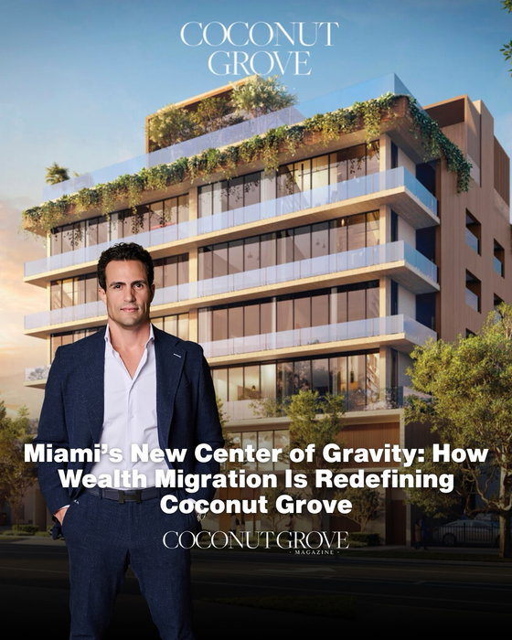 Miami’s center of gravity is shifting, and it’s landing right here in Coconut Grove 🌴