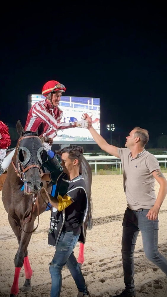 ¡Primera victoria como gentleman rider para Jesús Borrego @jesusborrego_18!