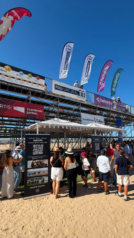 AEGRI estará presente con su stand formativo en el segundo ciclo de @carreras_caballos_sanlucar para acercar el mundo del turf a todos.