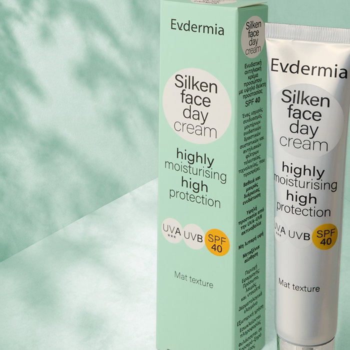 Your everyday essential for protected, hydrated skin. ☀️ Η Silken Face Day Cream SPF 40 συνδυάζει καθημερινή ενυδάτωση μ