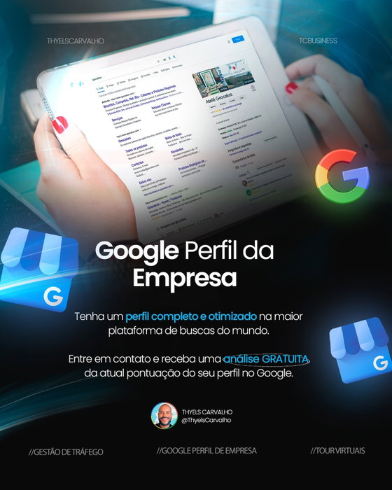 Sabia que ter um perfil completo e otimizado no Google pode ser a c...