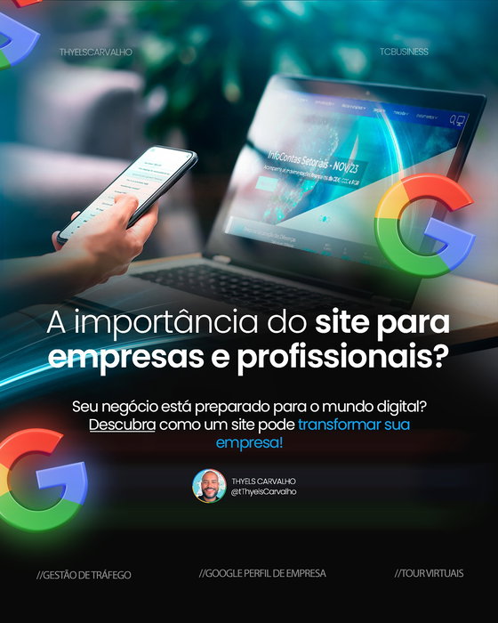 A Importância de um Site para Negócios Locais e Profissionais Liberais.
