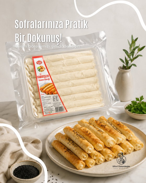 Pratik lezzet, usta dokunuşuyla buluşuyor. 🌯✨
ÖzKardeşler Kalem Böreği; çıtır