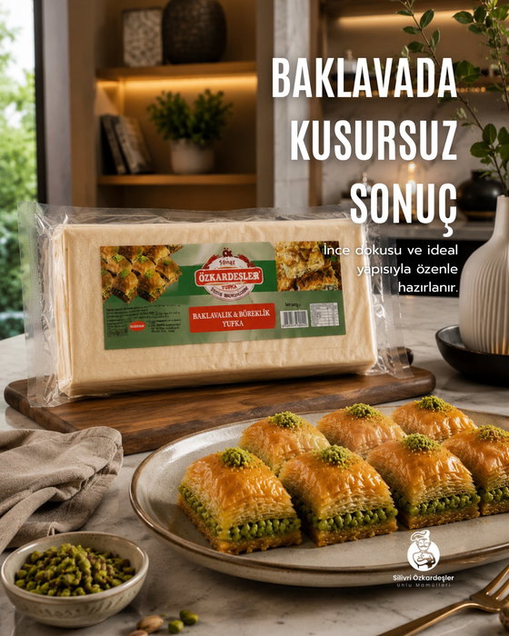Kat kat emek, tek lokmada unutulmaz lezzet. 💚

ÖzKardeşler Baklavalık Yufka ile