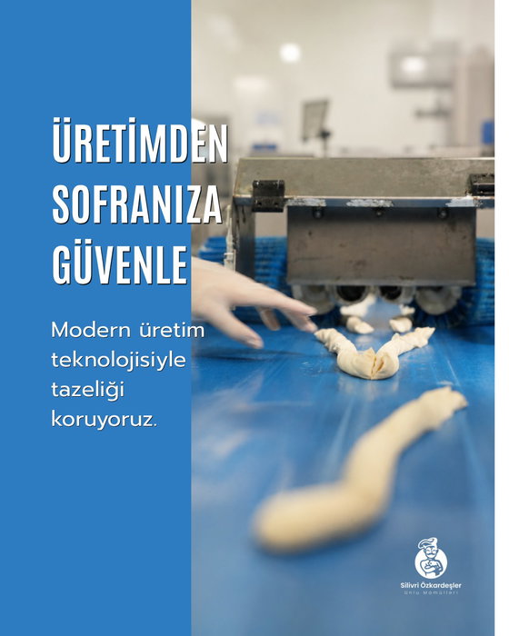 🥖 Üretimden sofranıza uzanan güven. 🤍

🌾 Kaliteli hammaddeleri,
🏭 Hijyenik ü