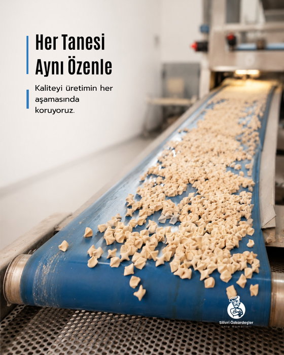 Her tanesi aynı özenle hazırlanır. 🤍
Kaliteyi tesadüfe bırakmıyor, üretimin he