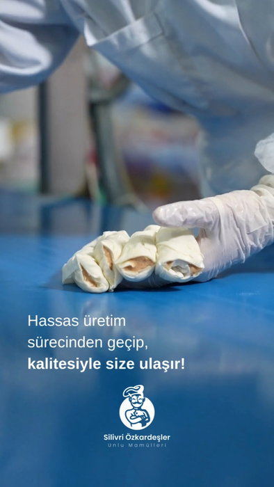 Böreklerimiz, kaliteli malzemeler ve hijyenik üretim anlayışıyla özenle hazırlan
