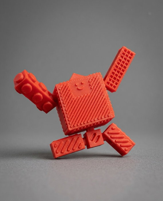 Cubie is always cheerful🤖