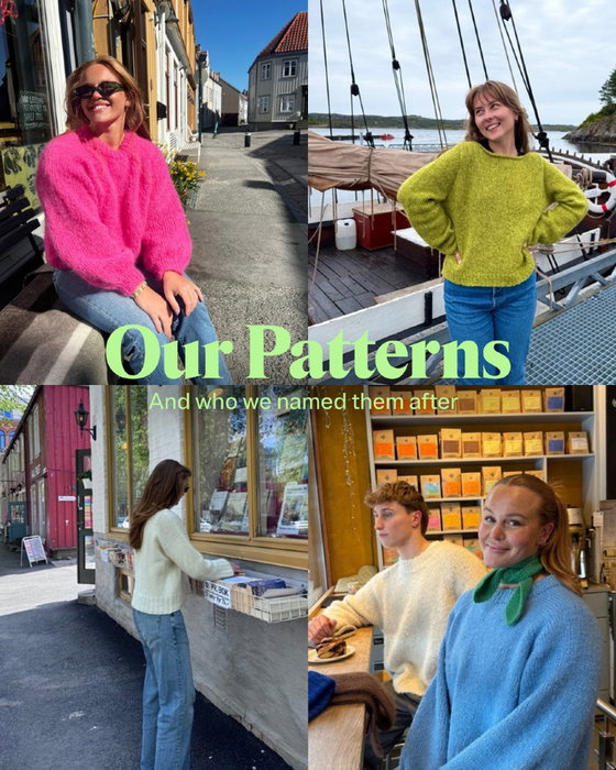 Ever wondered where our pattern names come from? ✨
Seven patterns, seven stories — and the yarn behind each one, pattern by pattern:
👩💻 Ada Sweater — @hipknitshop Fluff, 8mm needles, 12 stitches per 10cm. Free when you join our newsletter.
🧬 Rosalind Boatneck — @raumagarn Finull held with Rauma Alpakka Lin, 5.5mm needles, 14 stitches per 10cm.
🛜 Hedy Cardi — @majogarn Tweed Supreme held double, 4mm needles, 20 stitches per 10cm.
🛷 Ann Sweater — @majogarn Puno Fine held with Majo Pearl Mohair, 5mm needles, 16 stitches per 10cm.
👩🎨 Peggy Sweater — @un_told.no Fuzzy Mohair, 5mm needles, 15 stitches per 10cm.
🌐 Radia Sweater — @raumagarn Finull held with Rauma Alpakka Lin, 5.5mm needles, 14 stitches per 10cm.
✊ Bebel Sweater — @dropsdesign Alpaca Bouclé held with Drops Daisy, 6mm needles, 14 stitches per 10cm.
Which name should the next one carry? Tell us in the comments.
Find every pattern under PATTERNS. Link in bio.
#knitpattern #knitwear #knitweardesign #knitspiration #knittersofinstagram #knittingcommunity #strikkeoppskrift #madebyyou #dreamknit
