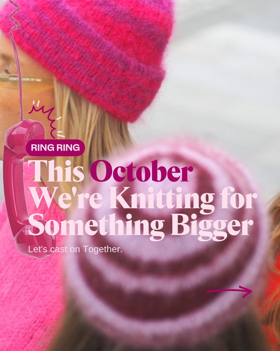 Meet the Together Beanie 🎀
A collaboration between Dreamknit and Jordbærpikene in support of Pink Ribbon and the Norwegian Cancer Society.
You decide what you want to contribute, and everything you pay goes to the cause, less VAT and payment fees. Dreamknit doesn't keep a cent.
Difficulty: easy ✨
Yarn: Un-told Fuzzy Mohair in whichever color combo you choose
AND IT COMES WITH A KAL
The pattern gives you access to a dedicated Knit Along running all through October — we knit it together, post progress, and cheer each other on. The more of us there are, the bigger the difference we make 🫶
Link in bio → TOGETHER KAL 🎀
Stay tuned for more, and a lot of pink in October 💕
#togetherbeanie #knitalong #rosasløyfe #strikk #strikkforbrystkreft