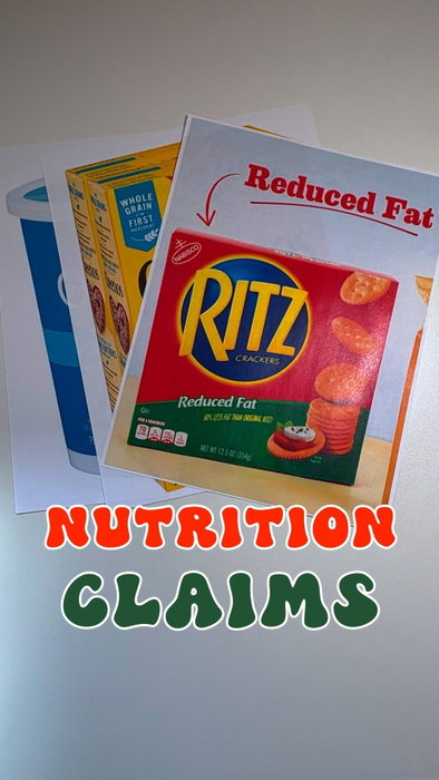 Have you ever come across a food package that claims it reduces the risk of a disease or that it has