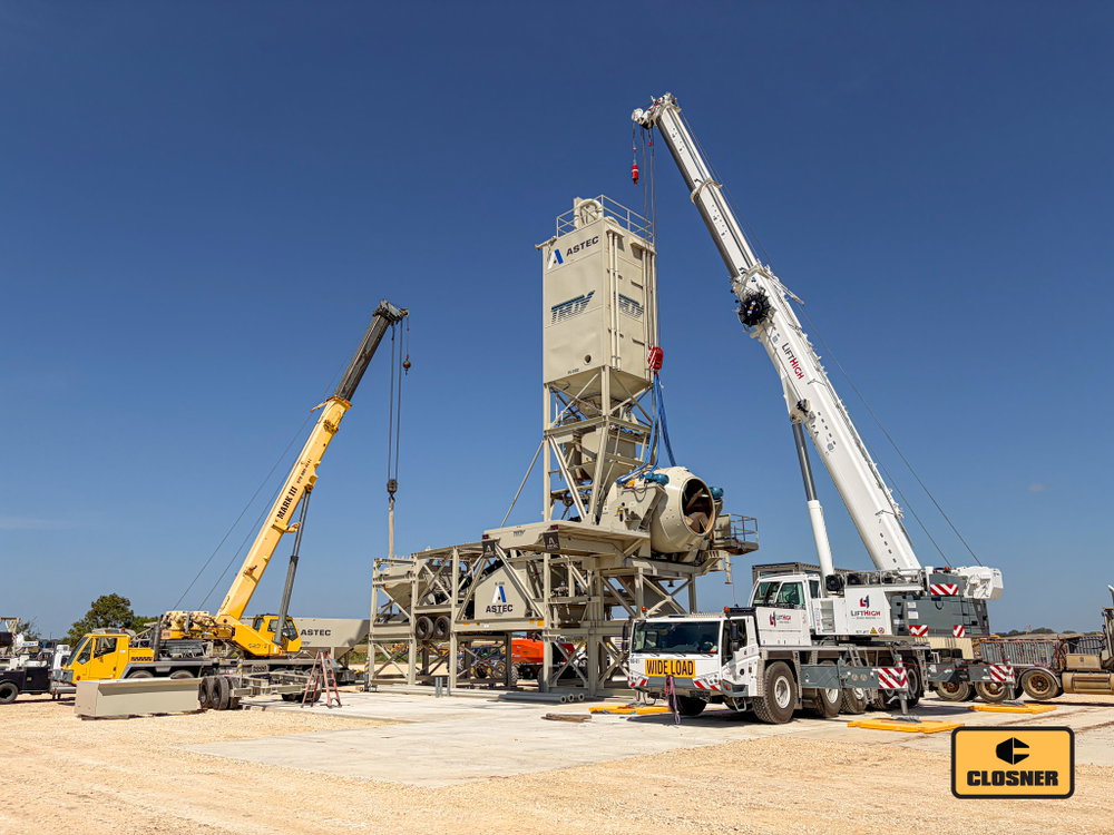A RexCon Model S making that climb. Steel rising, ready for production.
