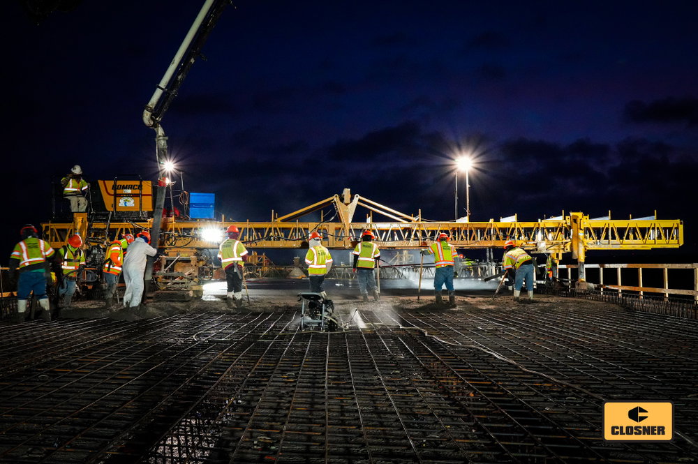 The GOMACO C-450 making bridge work look easy.
Big Creek Construction putting their machine to work in the field. At Closner Equipment, we take pride in matching our customers with the right equipment and backing it with the support, service, and expertise they can count.
Equipment is just the beginning. The support behind it makes the difference.