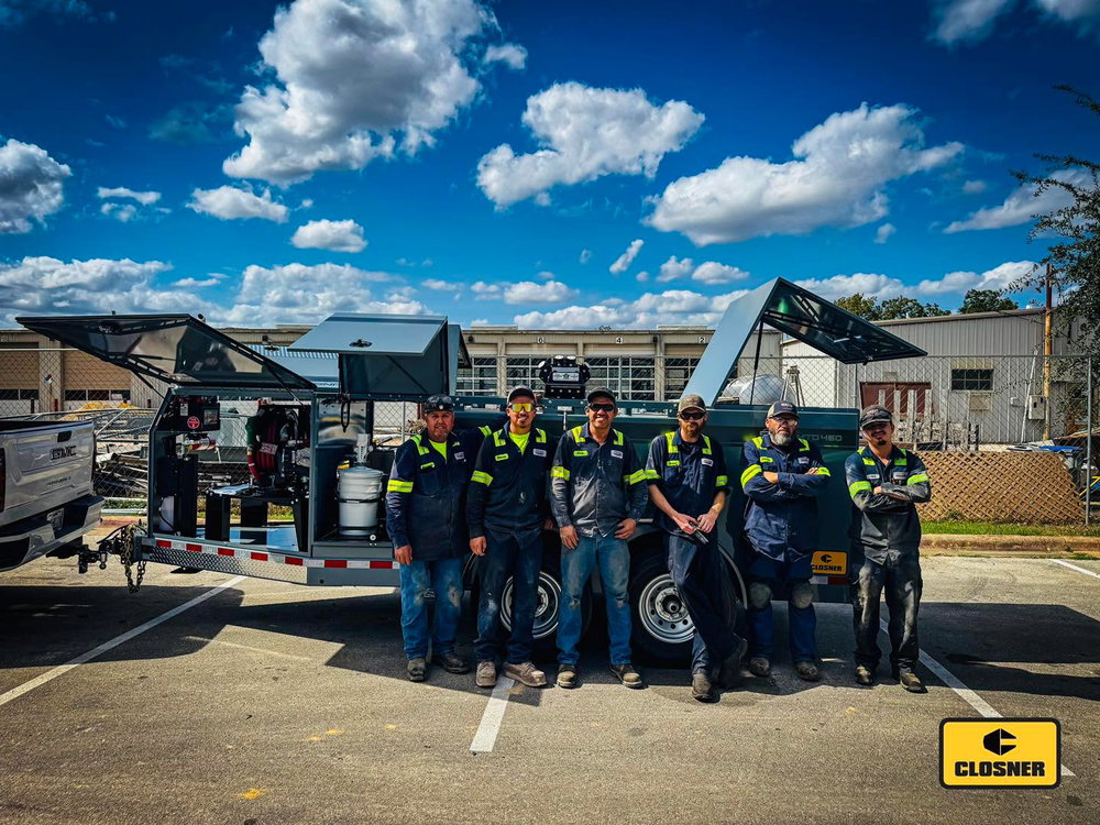 Another MTO460 headed to work!
We recently delivered a Thunder Creek MTO460 to Texas Materials, and their PM crew is already excited about what it brings to the operation. With on-site fueling, lubrication, and service capabilities, this trailer is built to keep equipment running, simplify preventive maintenance, and maximize uptime and efficiency in the field.
Thanks to Texas Materials for trusting Closner Equipment to help keep your operation moving!