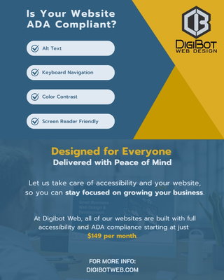 Is Your Website ADA Compliant? It Should Be.

Accessibility isn't just a nice to have, it's a must.

Under the...