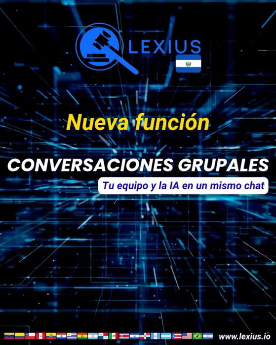 Conversaciones Grupales en LEXIUS