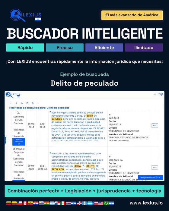 Búsqueda en LEXIUS