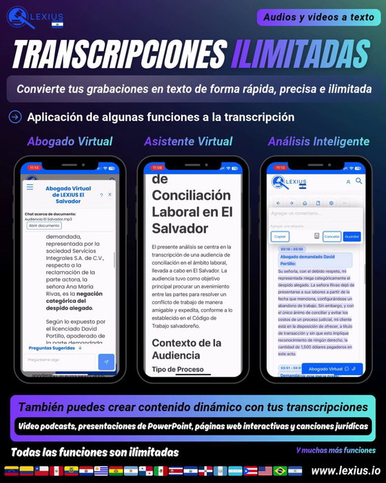 Transcribir audio o video