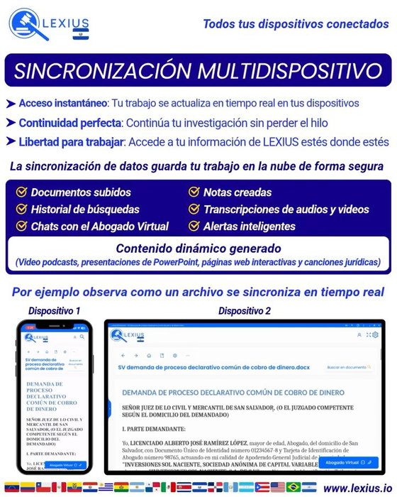 Sincronización de datos