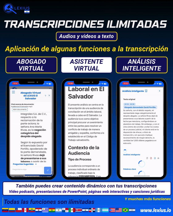 Transcripción de audio o video