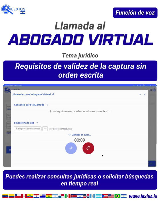 Llamadas de voz con el Abogado Virtual
