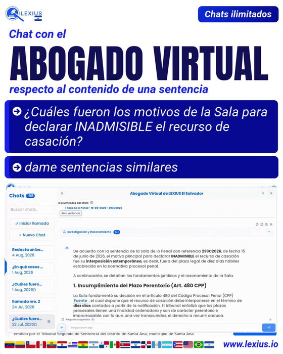 Chat con jurisprudencia