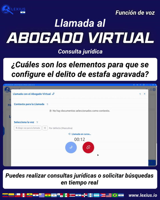 Llamadas de voz con el Abogado Virtual
