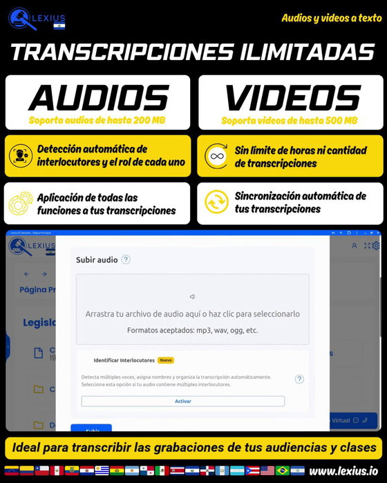 Transcribir audio o video