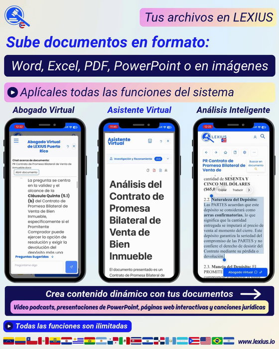 Subir documentos propios