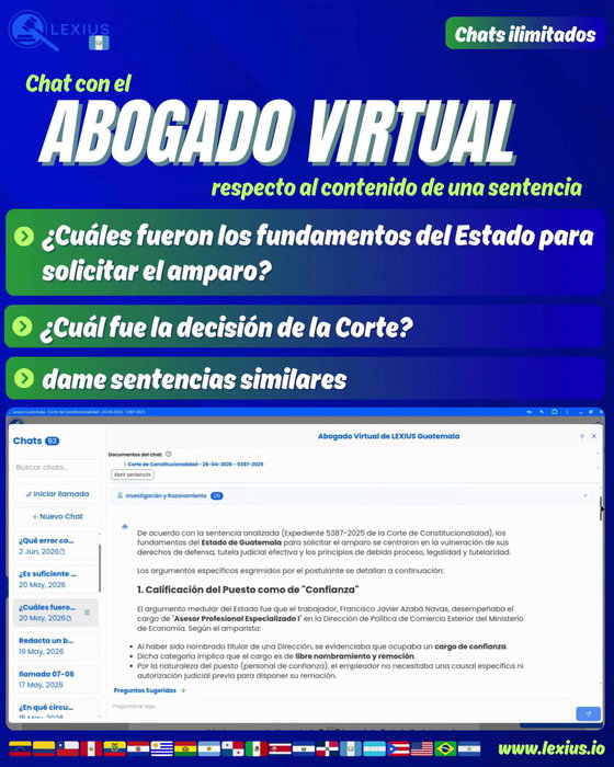 Chat con jurisprudencia