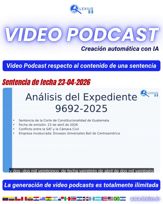 Video Podcast Legal
