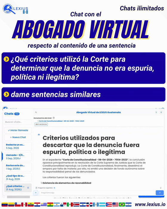 Chat con jurisprudencia