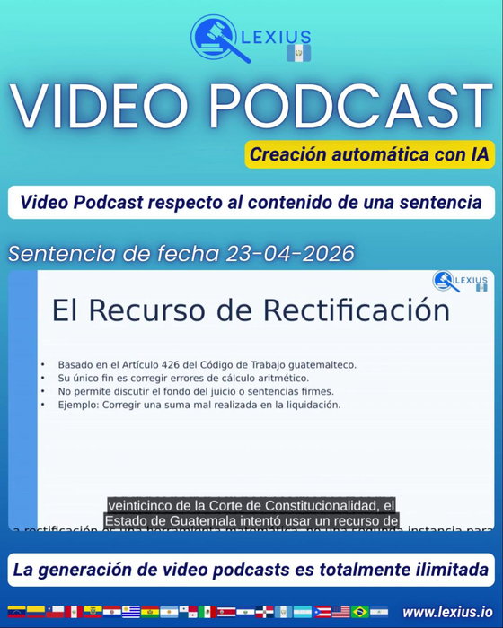 Video Podcast Legal