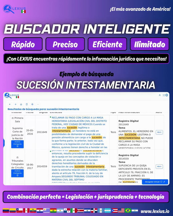 Búsqueda en LEXIUS