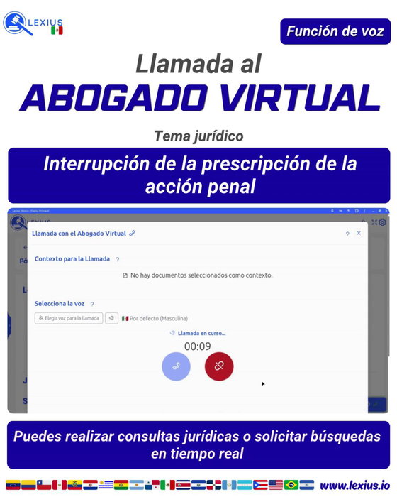 Llamadas de voz con el Abogado Virtual