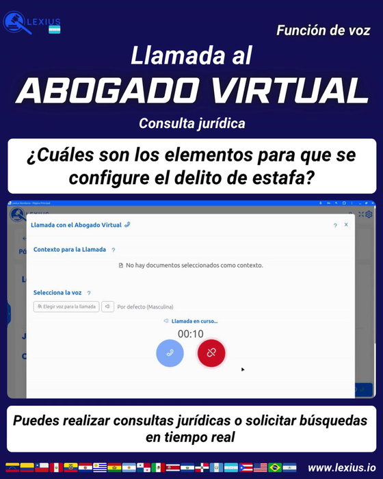 Llamadas de voz con el Abogado Virtual