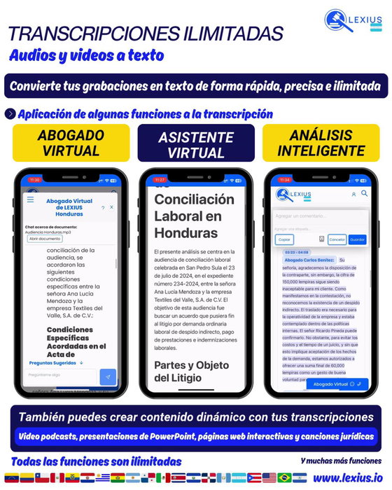 Transcribir audio o video