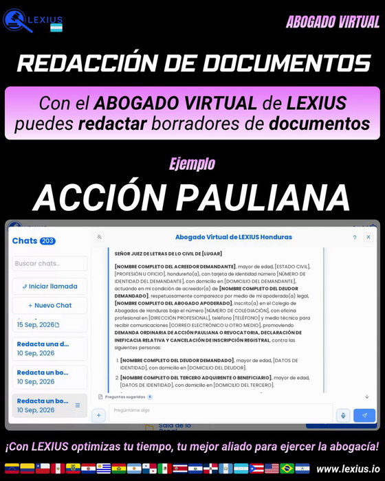 Borradores y redacción
