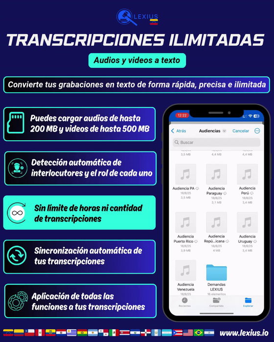 Transcripción de audio o video