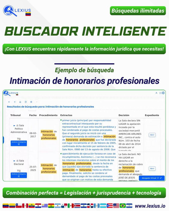 Búsqueda en LEXIUS