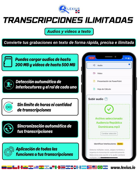 Transcripción de audio o video
