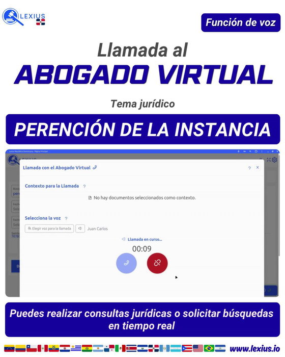 Llamadas de voz con el Abogado Virtual