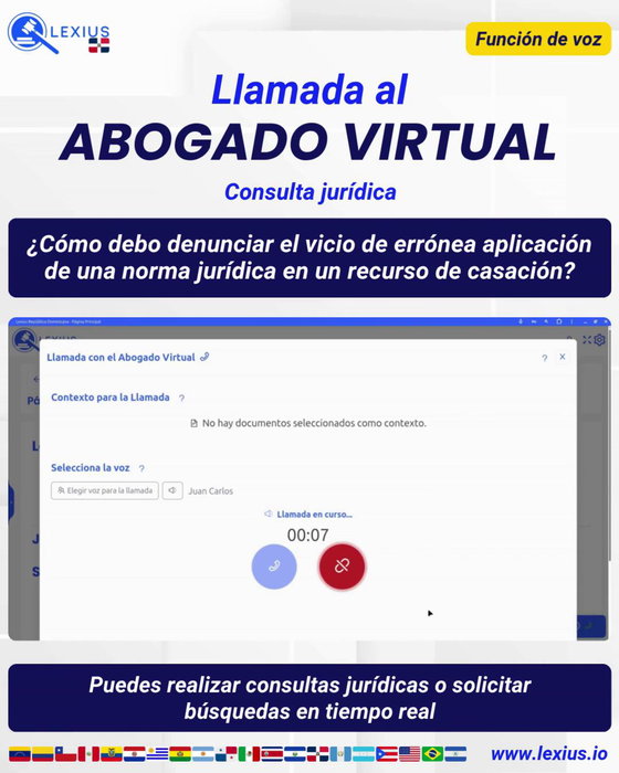 Llamadas de voz con el Abogado Virtual