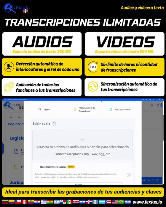 Transcribir audio o video
