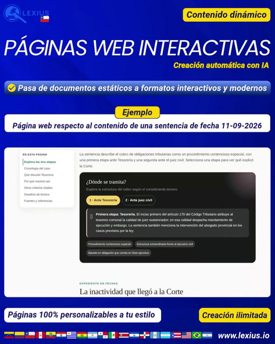 Páginas web interactivas