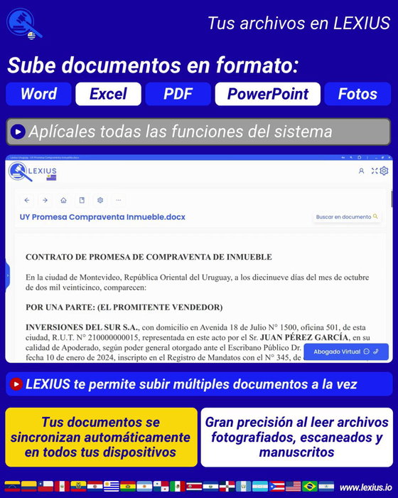 Subir documentos propios