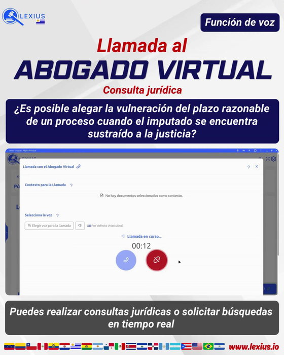 Llamadas de voz con el Abogado Virtual
