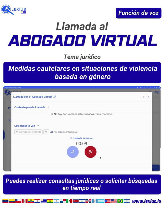 Llamadas de voz con el Abogado Virtual