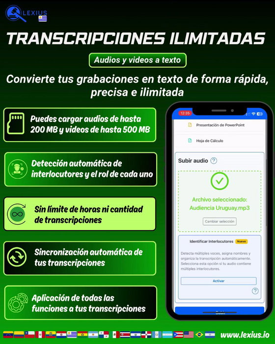 Transcripción de audio o video